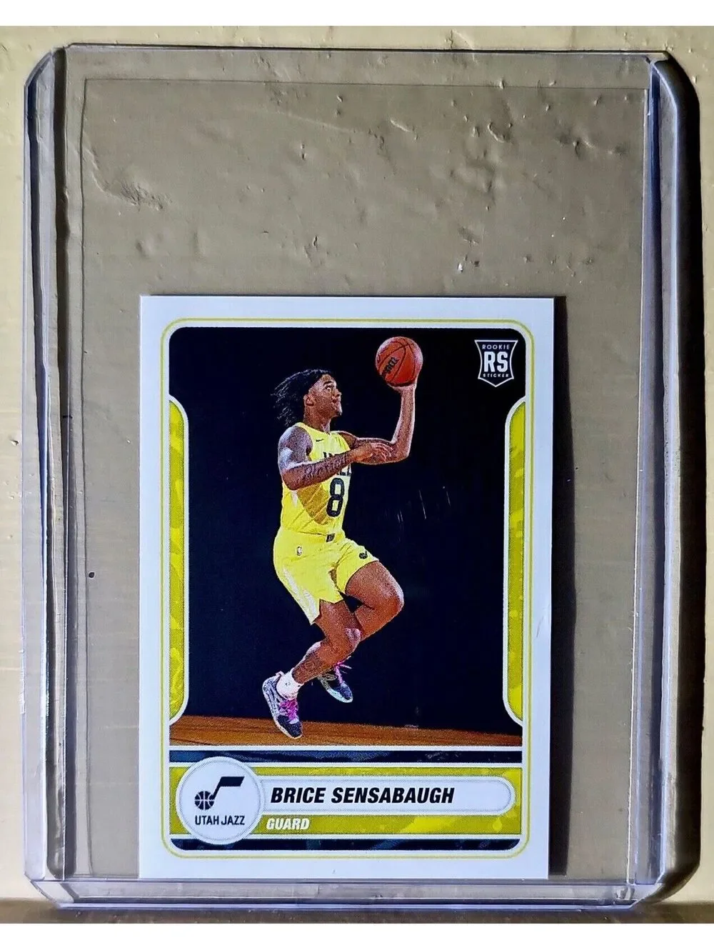 2023-24 Brice Sensabaugh Panini NBA Basketball #487 Sticker Utah Jazz